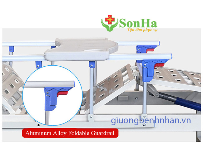 Lan can giường y tế dcn-02 nâng hạ